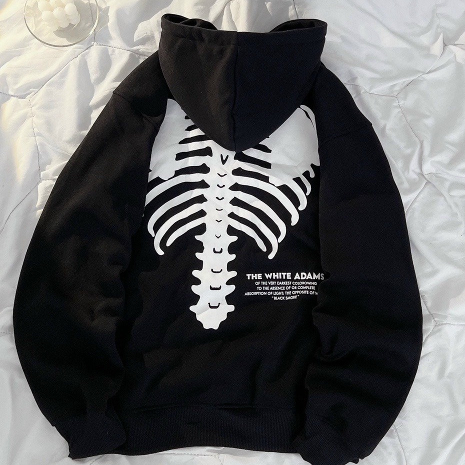 Áo Khoác Hoodie Nam Nữ Form Rộng Nón 2 Lớp Trùm Đầu Vải Nỉ Ngoại Lót Bông Dày Dặn (Domino)