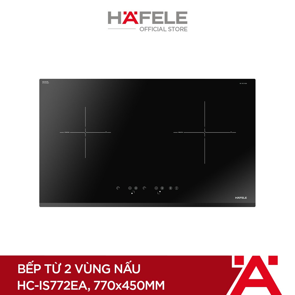 [PROMO] Máy Hút Mùi Âm Tủ HAFELE HH-TG90E (90cm) + Bếp Từ 2 Vùng Nấu Hafele 770x450mm HC-IS772EA