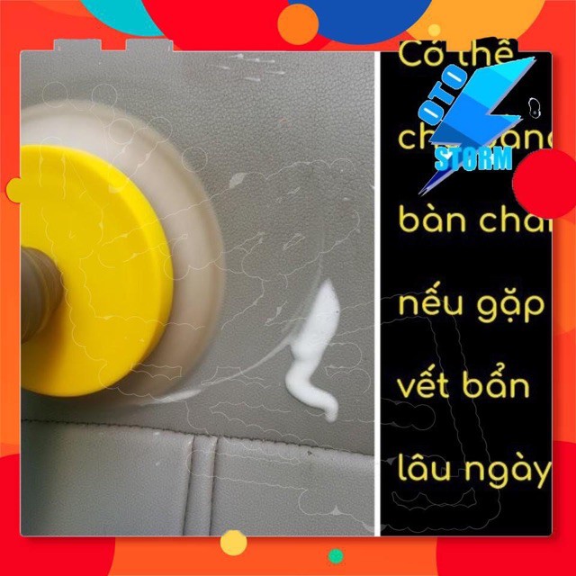 Dụng cụ xe máy. Flamingo F002.Chai xịt bọt vệ sinh da làm sạch ghế da , nội thất ô tô - Làm sạch ghế da, nỉ, taplo