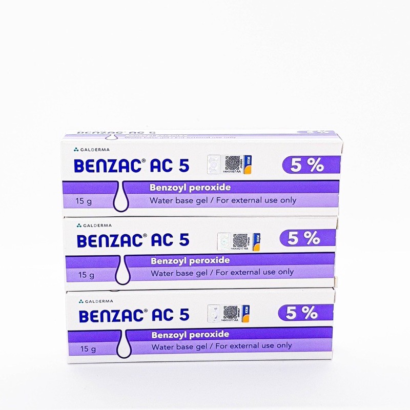 Benzac AC 2.5% &amp; 5% - Kem hỗ trợ giảm mụn