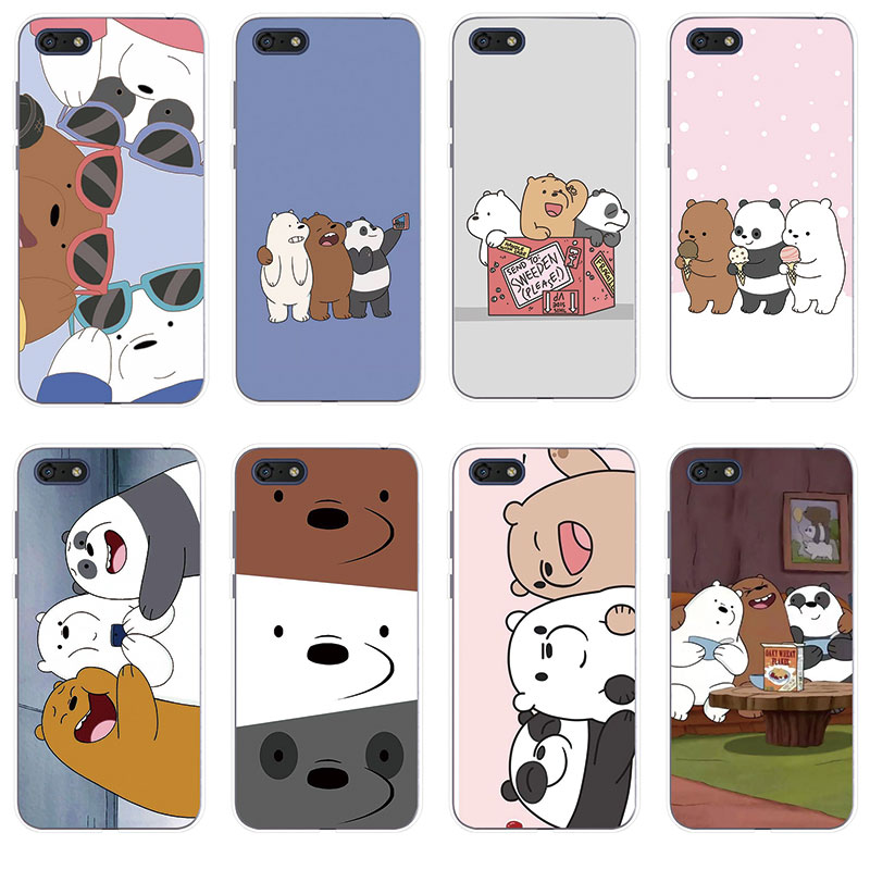 Ốp Lưng TPU Mềm Huawei Y3 Y5 2017 Prime 2018 2019 Y5 ii  Three Bare Bears 3