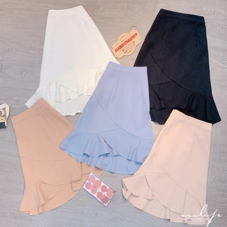 Chân váy midi nụ