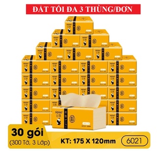 Thùng 30 Gói Giấy Ăn Gấu Trúc Sipiao 6021