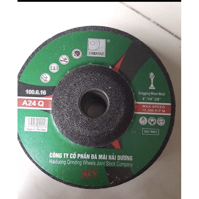 Đá mài sắt 10cm Hải dương máy cầm tay