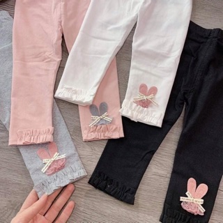 Set 4 quần legging thỏ cho bé gái