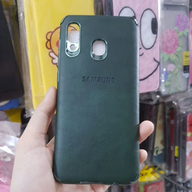 Samsung A30/A20 Ốp lưng giả da nhiều màu xinh đẹp