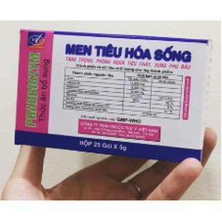 Men tiêu hoá cho chó mèo - PHARBIOZYM - Giúp ổn định đường ruột, ngăn vi khuẩn có hại, Tiêu hóa tốt (HỘP 25 gói)