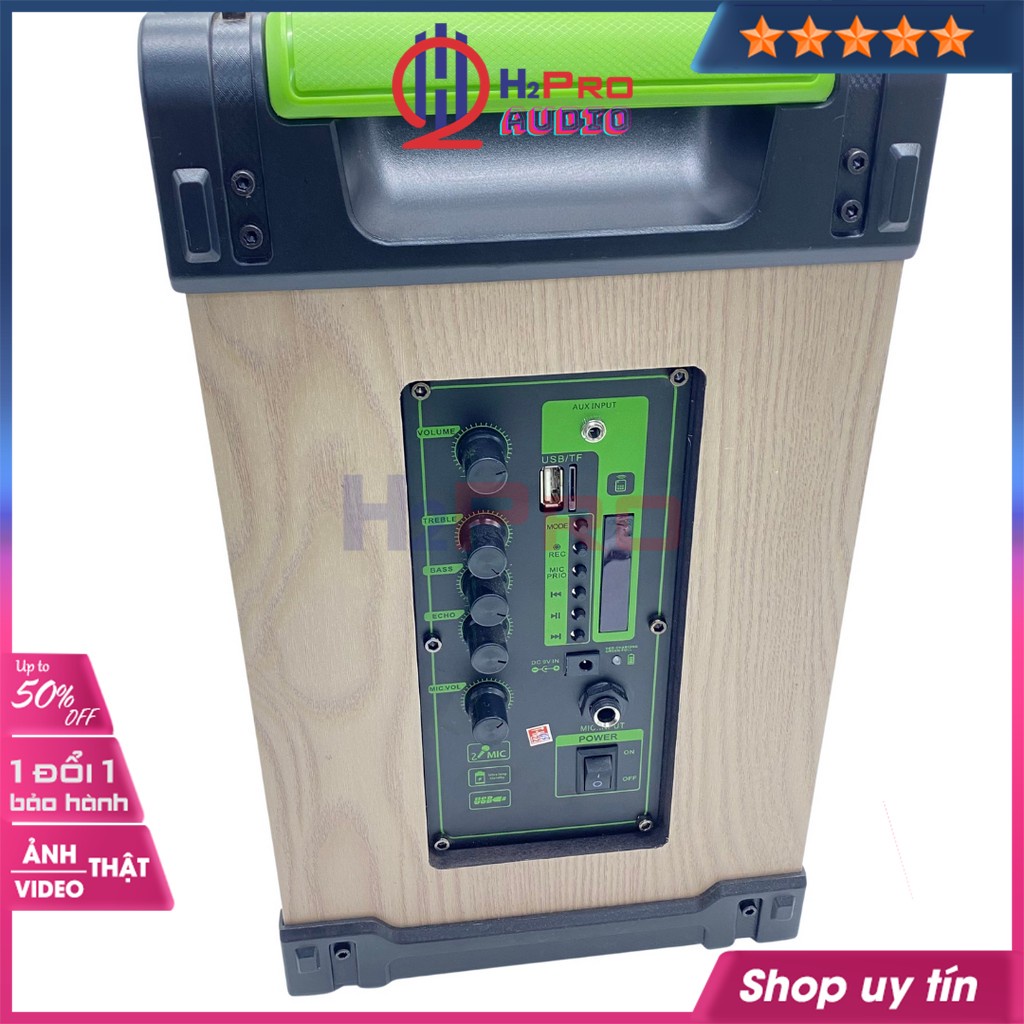 Loa karaoke di động, loa kéo bluetooth Sibee XY2208 hát karaoke cao cấp bass 20 200W, USB, thẻ nhớ, AUX - Shop H2pro