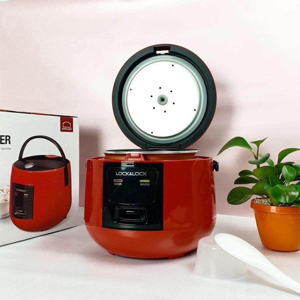 Nồi cơm điện mini Lock&lock EJR431 kiểu dáng Hàn Quốc dung tích 1L, bảo hành 12 tháng
