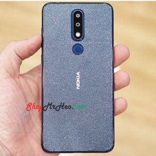 Bộ 3 Skin Dán Mặt Lưng Vân 3D Nokia 5.1 Plus - Nokia X5