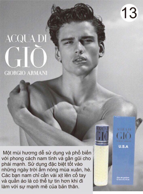 Nước hoa 12ml | Thế Giới Skin Care