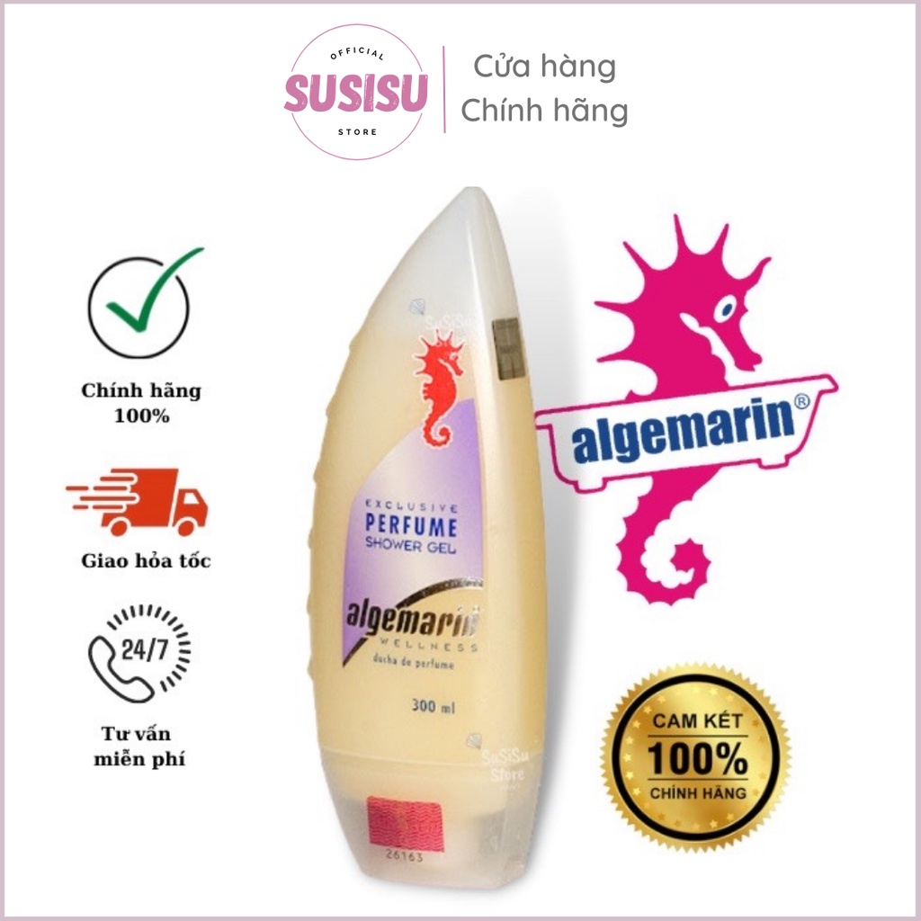 Sữa tắm cá ngựa ALGEMARIN Exclusive Perfume 300ml (hàng Đức)
