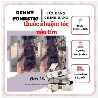 THUỐC NHUỘM TÓC MÀU NÂU TÍM HÀN QUỐC 100ML