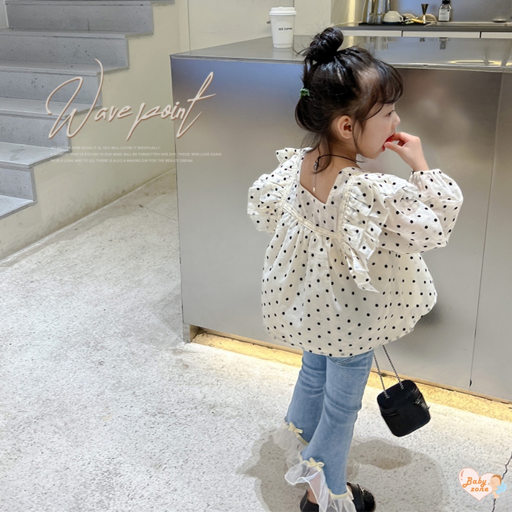 Set Áo Jeans Dài Tay + Áo Khoác Jeans Dài Tay Phong Cách Châu Âu Cho Bé Gái 2-12 Tuổi