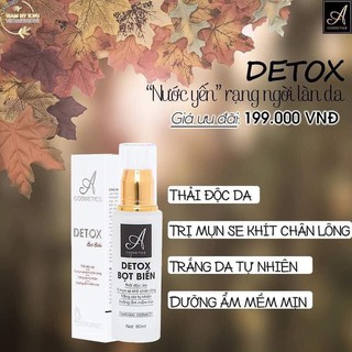 DETOX SỦI BỌT BIỂN ACOSMETICS HÀNG CHÍNH HÃNG CÓ CHECK MÃ VẠCH