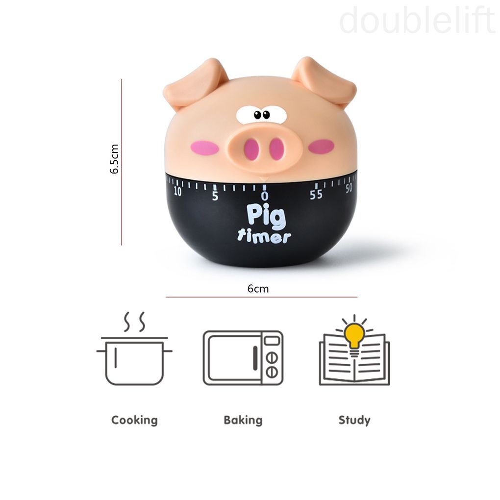 Đồng hồ đếm ngược 60 phút hình hoạt hình dễ thương