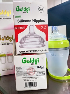 (HÀNG AUTH) BÌNH SỮA SILICON GOLDGI MỸ 150ml/250ml