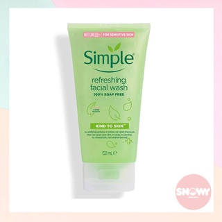 Sữa Rửa Mặt dạng gel Simple Kind To Skin Refreshing Facial Wash Gel