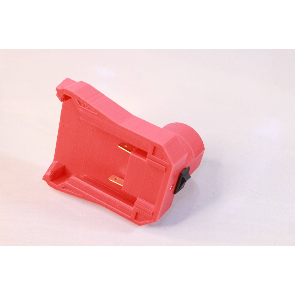 Đế Đèn Led Pin Milwaukee 18V - Ngàm Đế Đèn Led Thắp Sáng Chân Pin Máy Milwuakee 18V