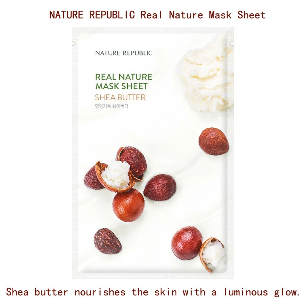 (Hàng Mới Về) Mặt Nạ Rau Củ Nature Republic 14 Loại Tùy Chọn