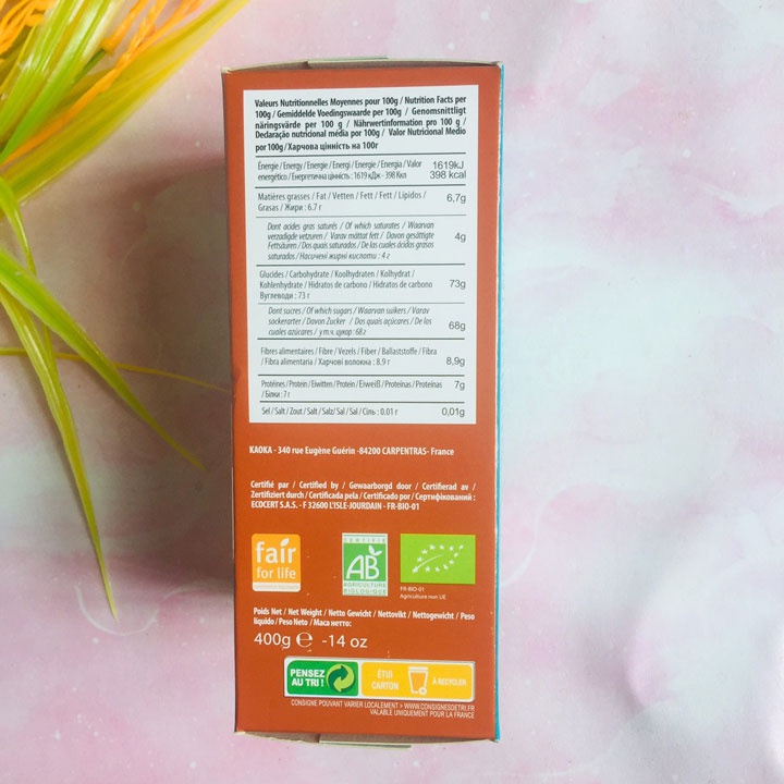Bột Ca cao hữu cơ Kaoka 400g - Pháp