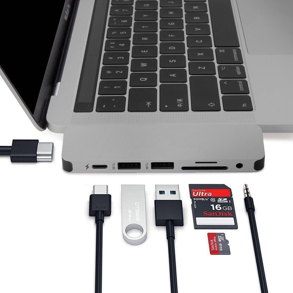 Cổng Chuyển HyperDrive SOLO 7-in-1 USB-C Hub For MacBook, PC & Devices - GN21D - HÀNG CHÍNH HÃNG