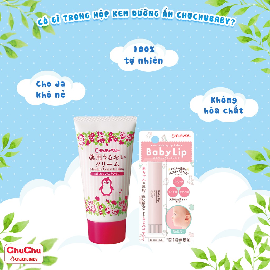 [ Mới ] Son dưỡng mềm môi trẻ em Chuchu baby chính hãng [Chuchu Baby]