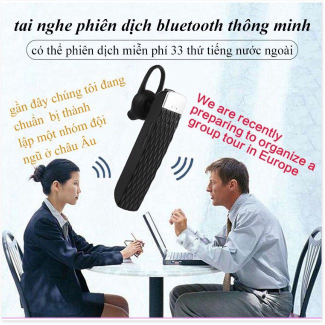 Tai nghe Bluetooth phiên dịch nhiều ngôn ngữ T2 - King's Garden