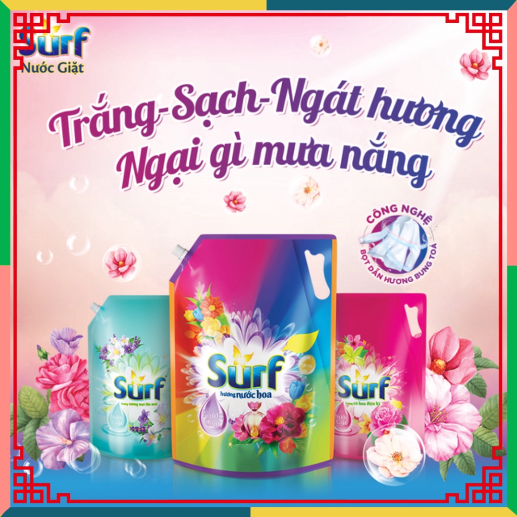 Nước giặt Surf túi 3.1kg/ 2,9L