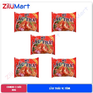 Mì lẩu thái vị tôm loại 80g