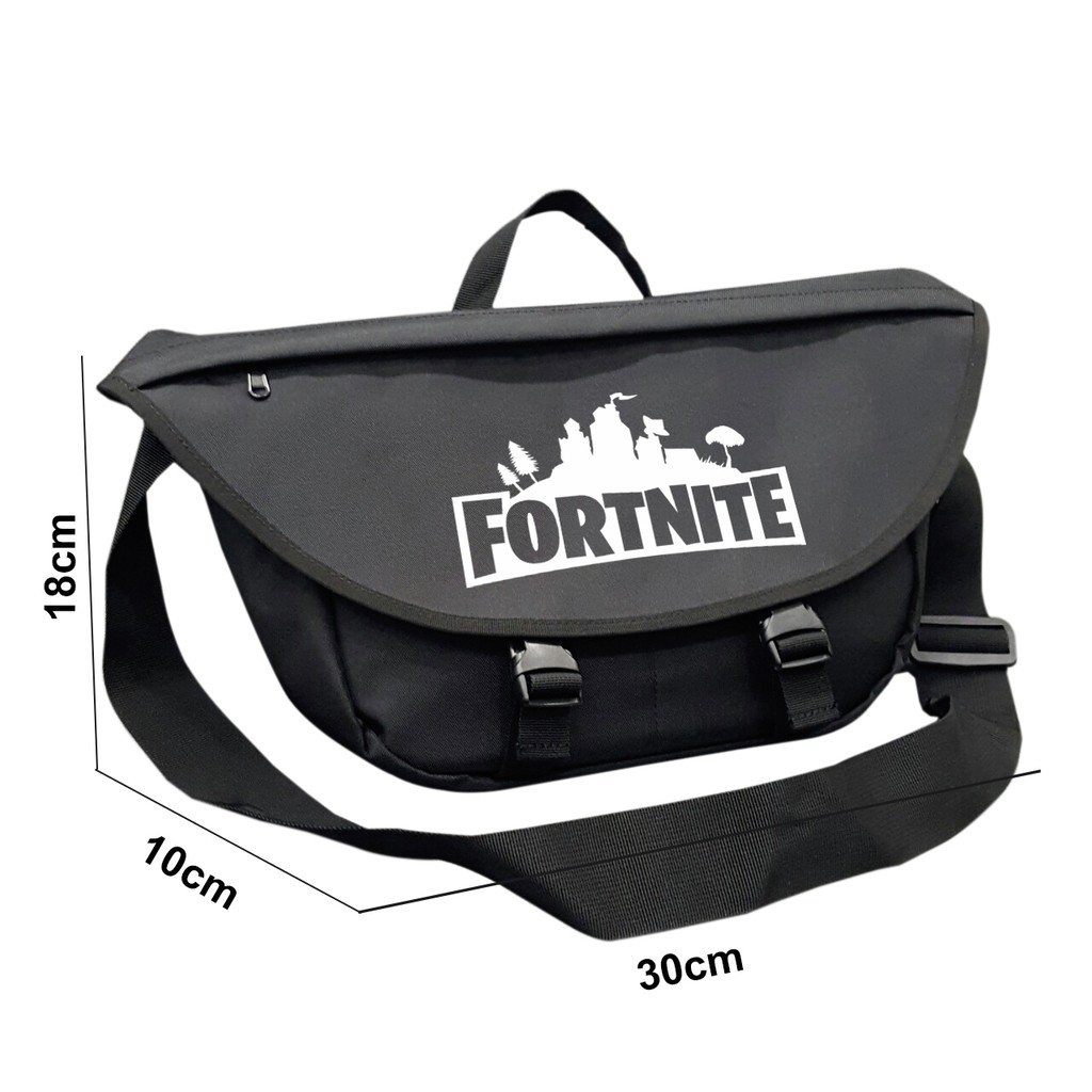 Cặp đeo chéo nam nữ thời trang TROY CN03 in họa tiết logo game Fortnite