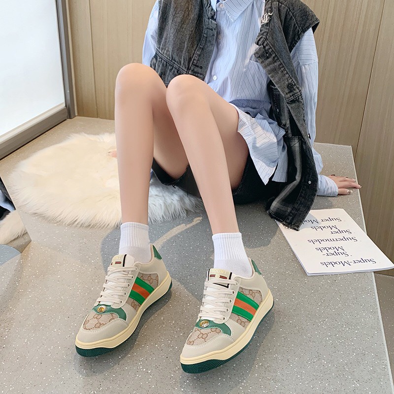 Giày thể thao nữ viền 3 vạch đế nhẹ hot trend