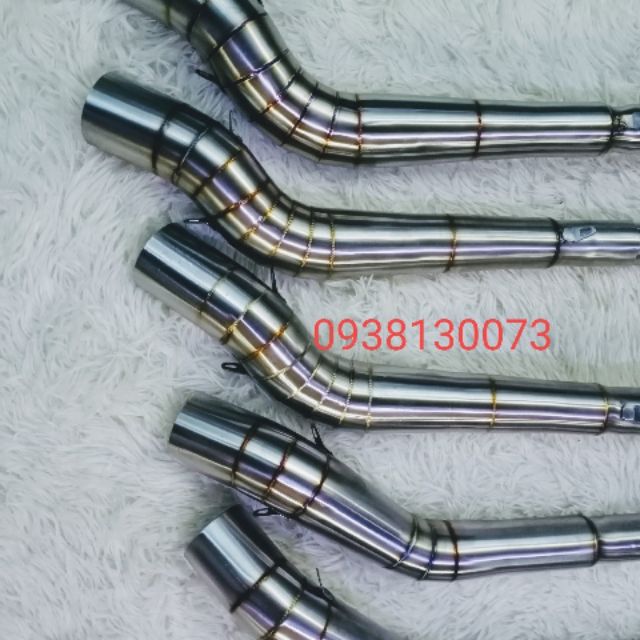 Cổ pô hai khúc inox gắn cho tất cả loại xe honda yamaha ae quan tâm vui lòng liên hệ qua số đt in trên sản phẩm