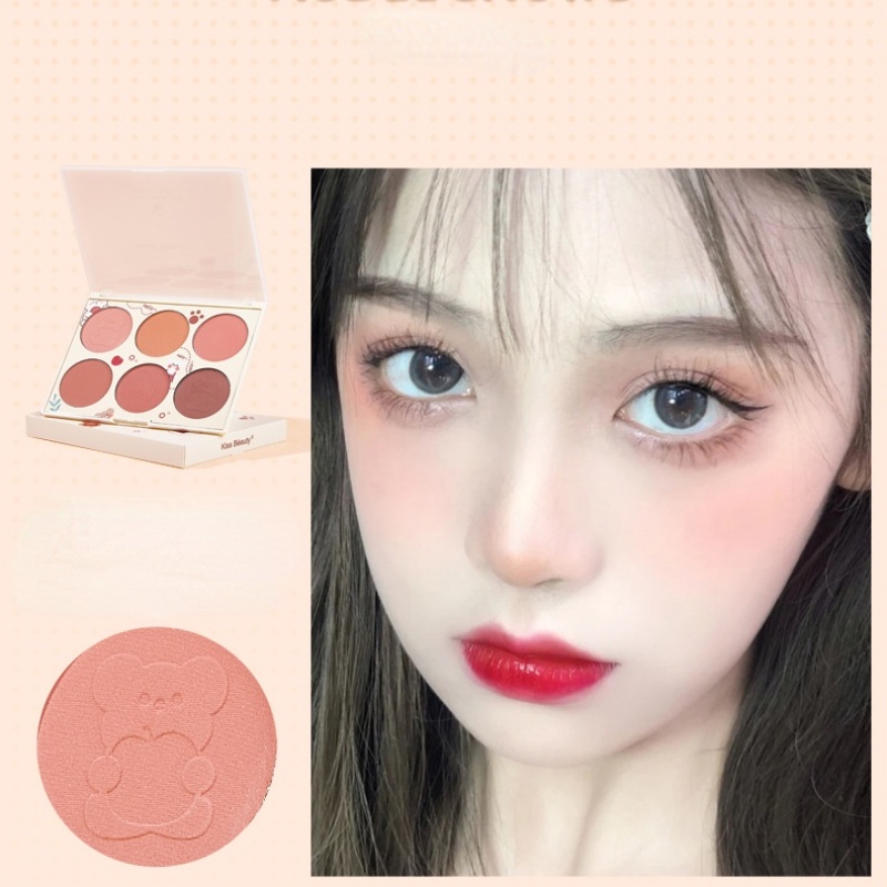 Kem má hồng Kiss Beauty tông lì và kim tuyến trang điểm tự nhiên | BigBuy360 - bigbuy360.vn