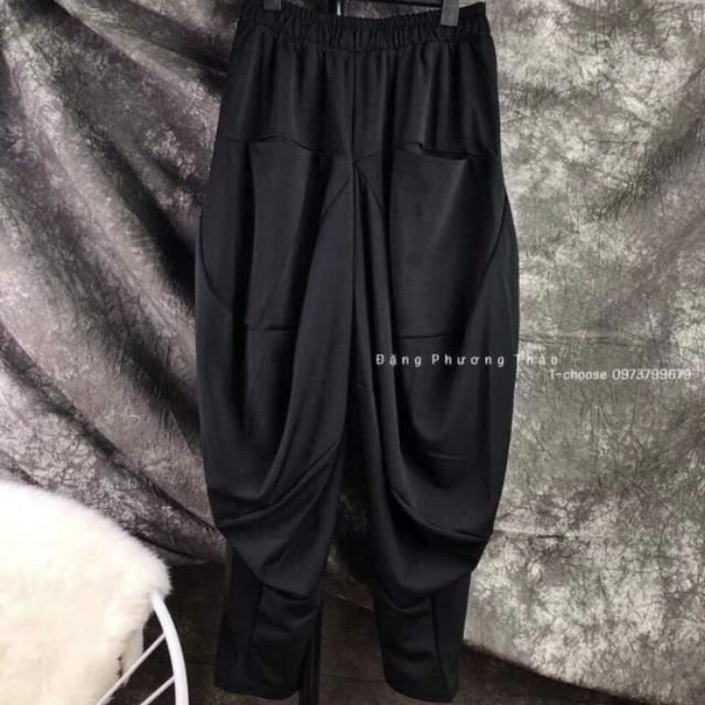 Quần dáng bom thụng thiết kế