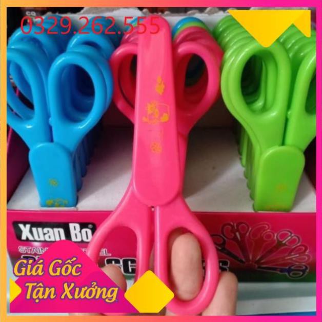 (Sale Khủng) Kéo thủ công Xuân Bo - Kéo Có Nắp Đậy Bảo Vệ An Toàn Hàng Loại 1