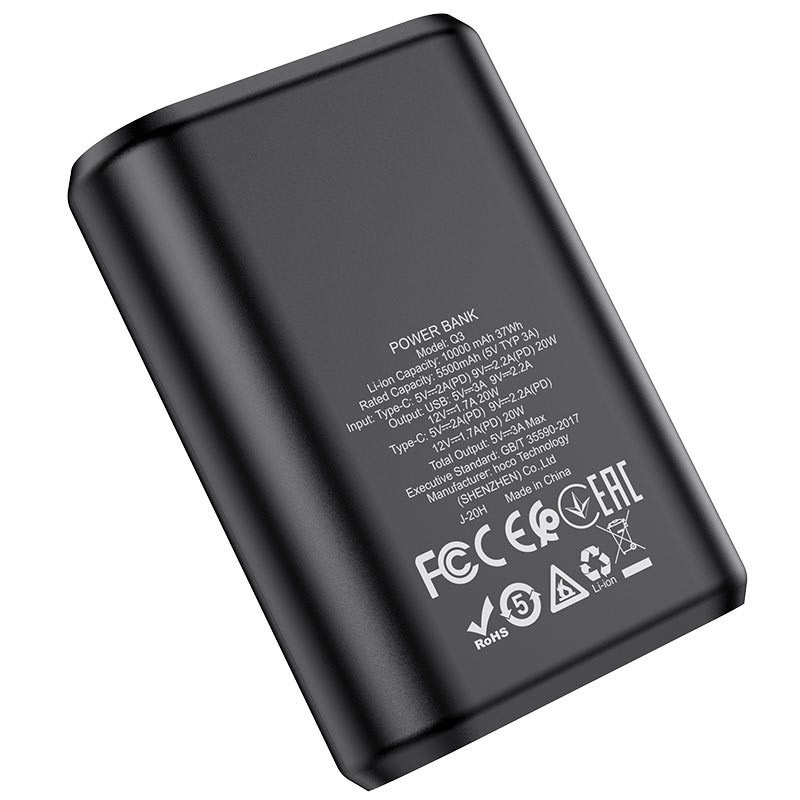 ✔Giảm giá ✔Sạc Dự Phòng Hoco Q3 20W 10000mAh ✔Hỗ Trợ 2 Cổng Sạc Nhanh PD+QC3.0