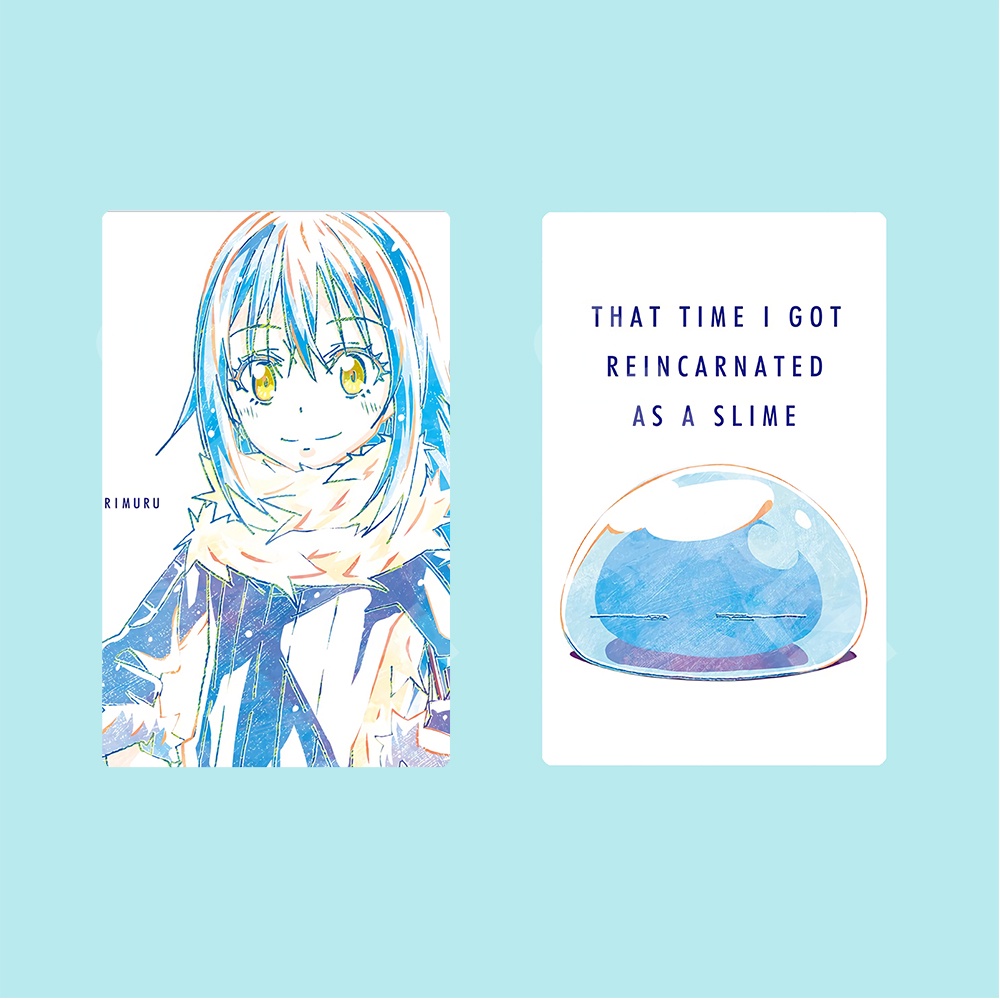 Ảnh card bo góc in hình Tensei shitara Slime Datta Ken Chuyển Sinh Thành Slime  ver ANI ART thẻ bo viền 5*8cm