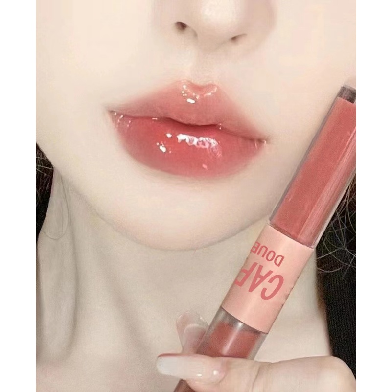 Son Môi Hai Đầu Cho Màu Nhung Lì Và Ánh Gương Thời Trang Cho Học Sinh