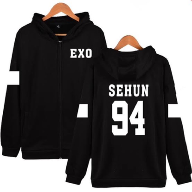 Áo Hoodie In Hình Nhóm Nhạc Exo