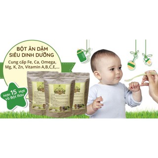 Bột Ăn Dặm Cho Bé Queen Nature, Bột Ăn Dặm Siêu Dinh Dưỡng Cho Bé Queen Nature  650GR