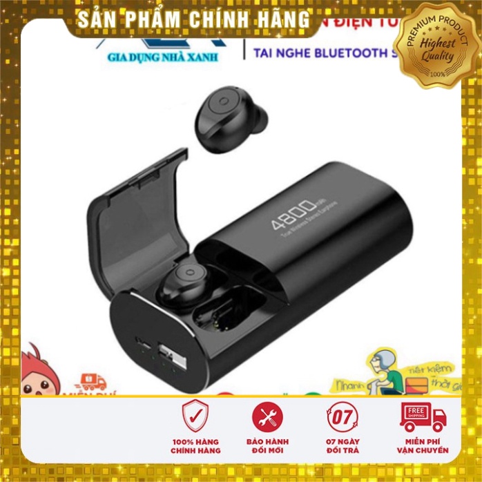 [FREE SHIP] ️🥇Top 1 Tai Nghe️🥇Tai Nghe Bluetooth True Wireless Amoi F9 - 4800, Kiêm Sạc Dự Phòng Đồng Hồ Hiện Thị % Pi