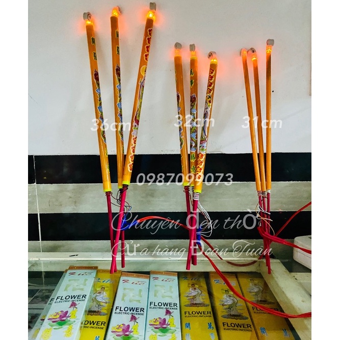 Nhang Điện  Có Tàn Nhang Giả, Nhang để bàn thờ