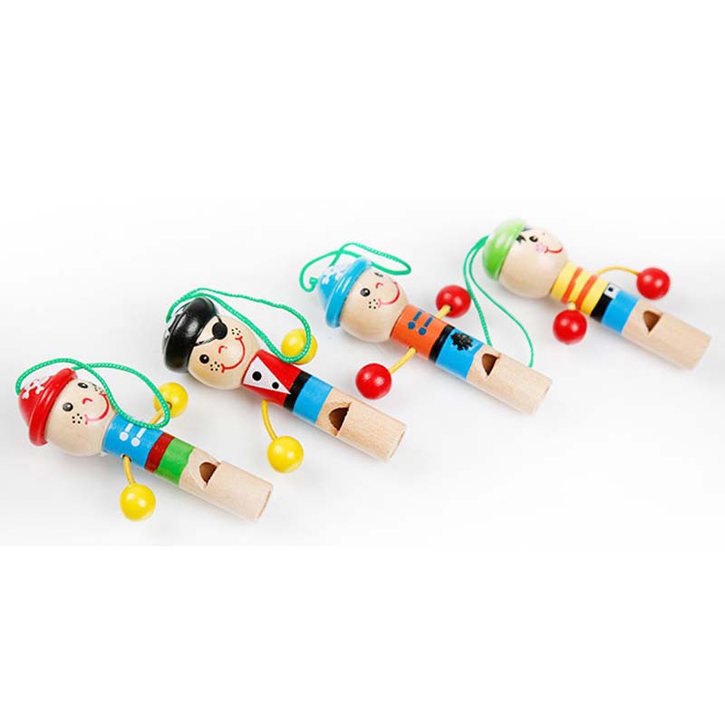 Còi gỗ đồ chơi hình cướp biển dễ thương cho bé