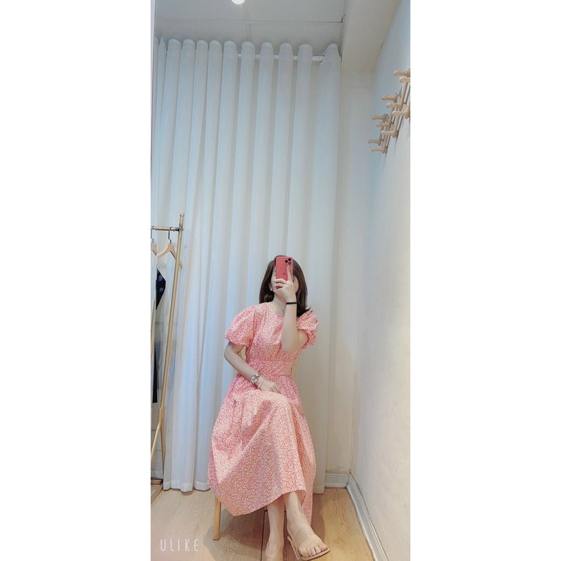 VNU168 - VÁY VINTAGE LÁ TAY BỒNG 3 TẦNG | BigBuy360 - bigbuy360.vn