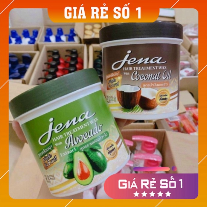 Ủ Tóc 💕𝑭𝒓𝒆𝒆𝒔𝒉𝒊𝒑💕 Ủ Tóc Dừa, Bơ Jena Co 500ml, Thái Lan Cam Kết Chính Hãng 100%