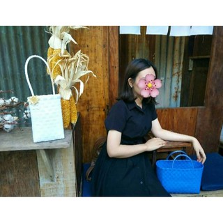 Giỏ đan dây nhựa