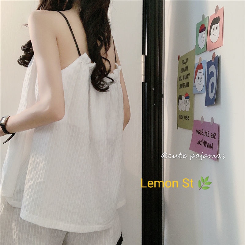 [ Hàng Loại 1 ] Bộ ngủ 2 dây mặc nhà chất đẹp form rộng ( ảnh thật ở cuối )
