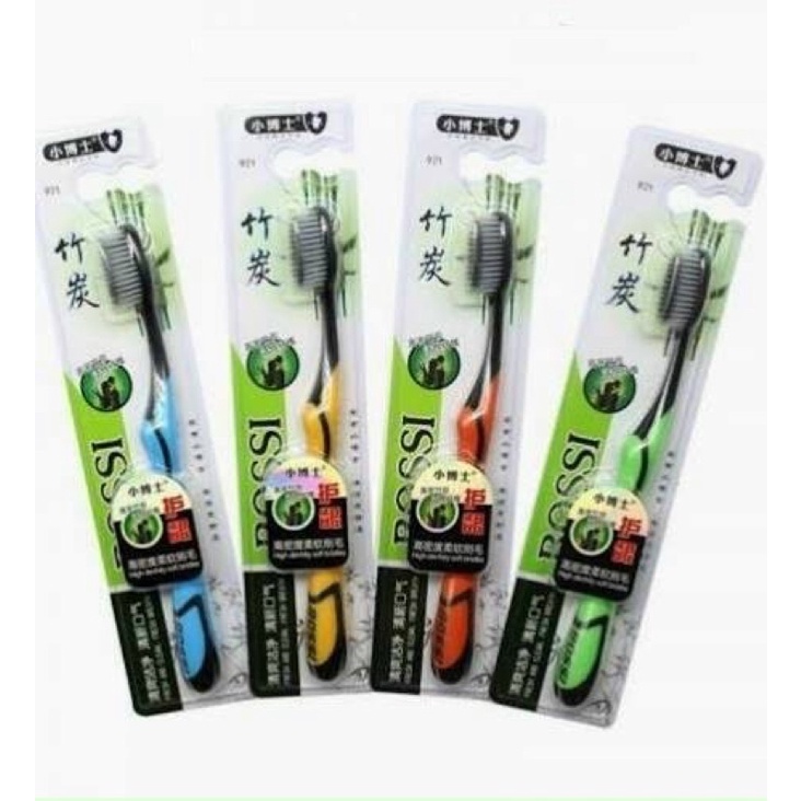 HỘP 30 CÂY BÀN CHẢI ĐÁNH RĂNG THAN TRE LOẠI XỊN