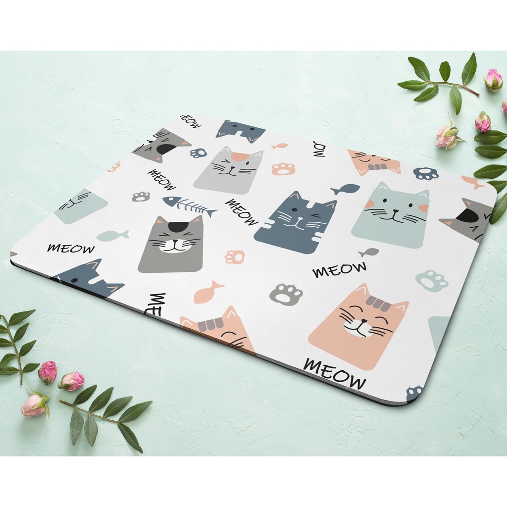 Miếng lót chuột in hình Meow